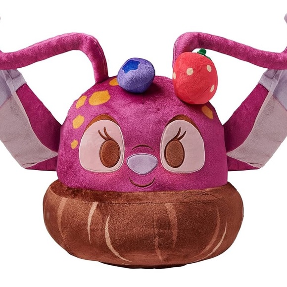 DISNEY LILO & STITCH ANGEL ACAI BOWL MUNCHLINGS STUFFED PLUSH LARGE - Picture 4 of 8